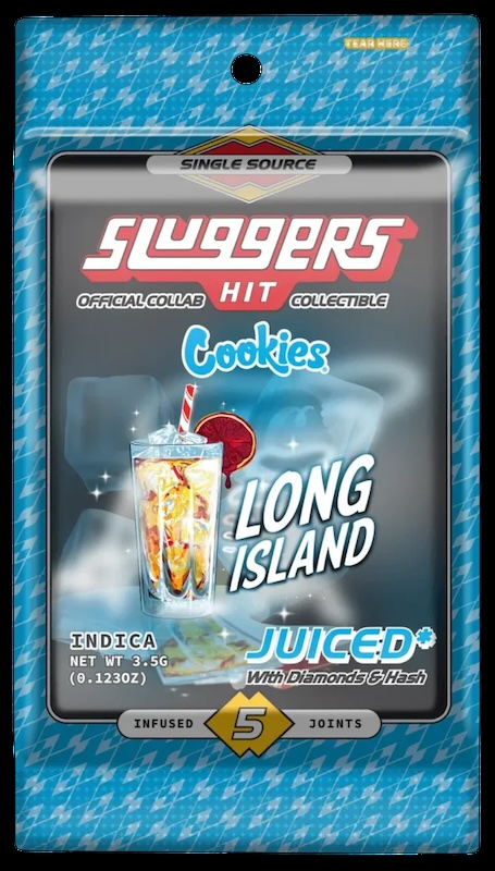 Photograph of product: 5pk - Long Island - 3.5g (I) - Sluggers x Cookies