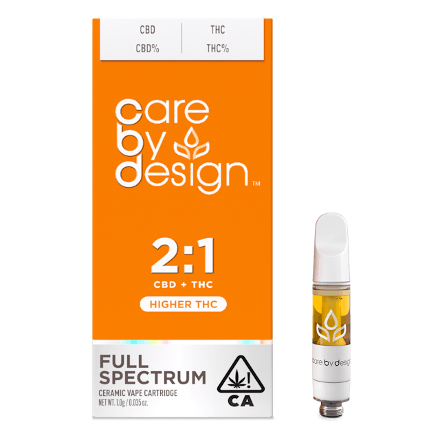 Photograph of product: 2:1 Full Spectrum | 1g Vape Cart - 
