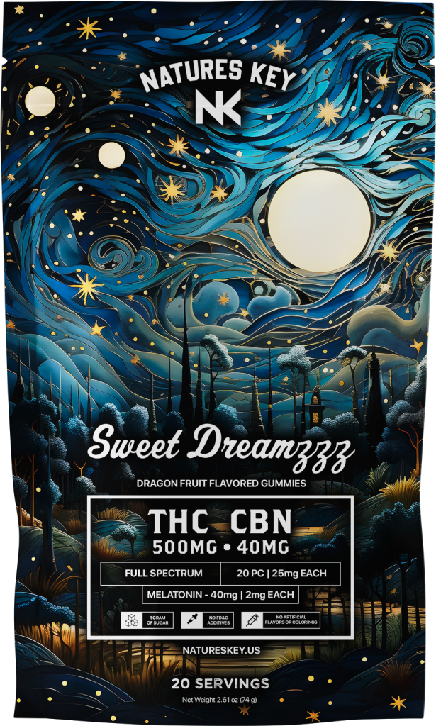 Photograph of product: GUMMIES NK SWEET DREAMZZZ CBN + CBD + MELATONIN