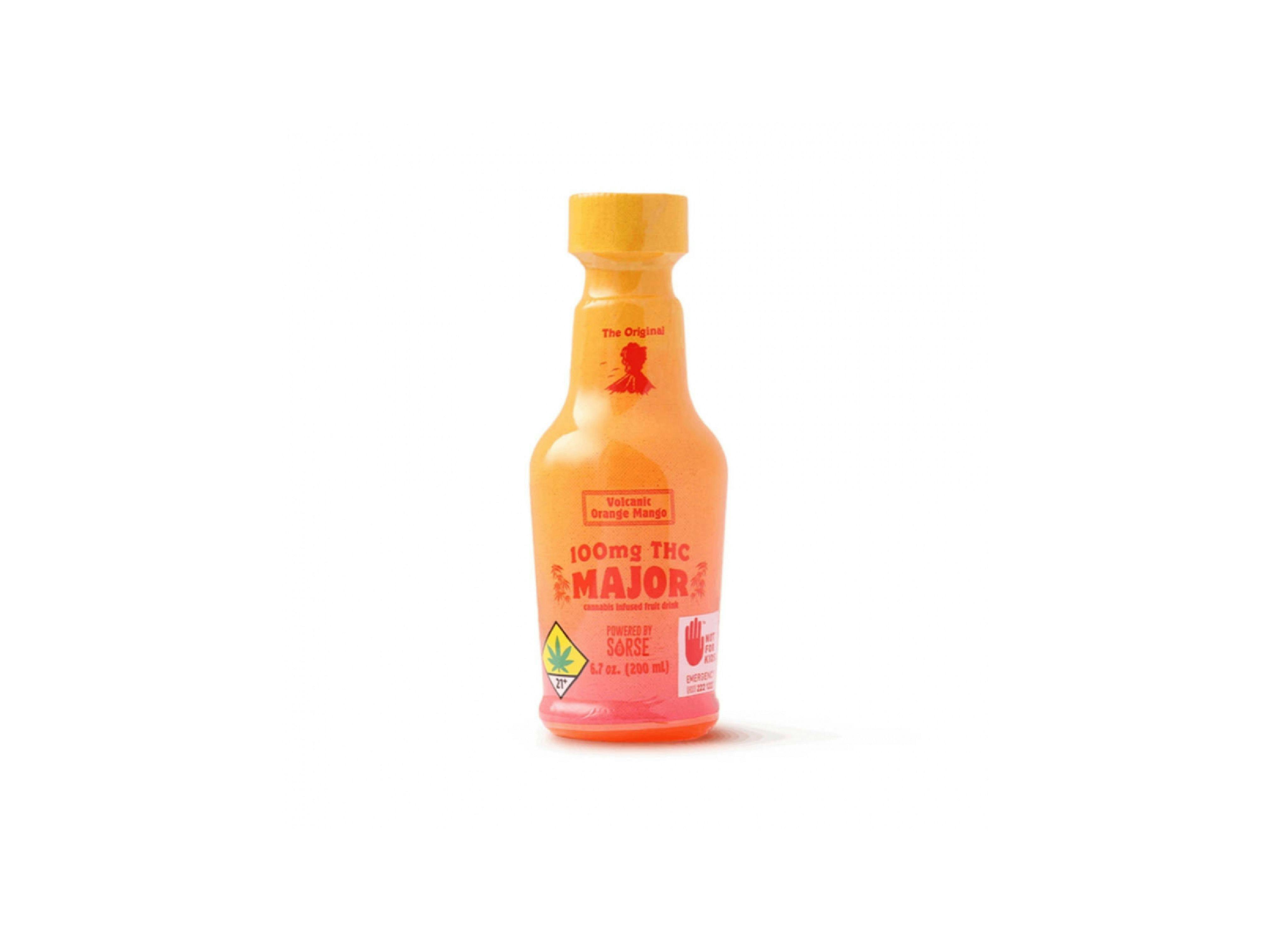 Photograph of product: Major Drink Volcanic Orange Mango 100mg