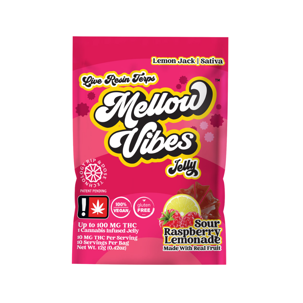 Photograph of product: Mellow Vibes - Raspberry Lemonade (100MG)