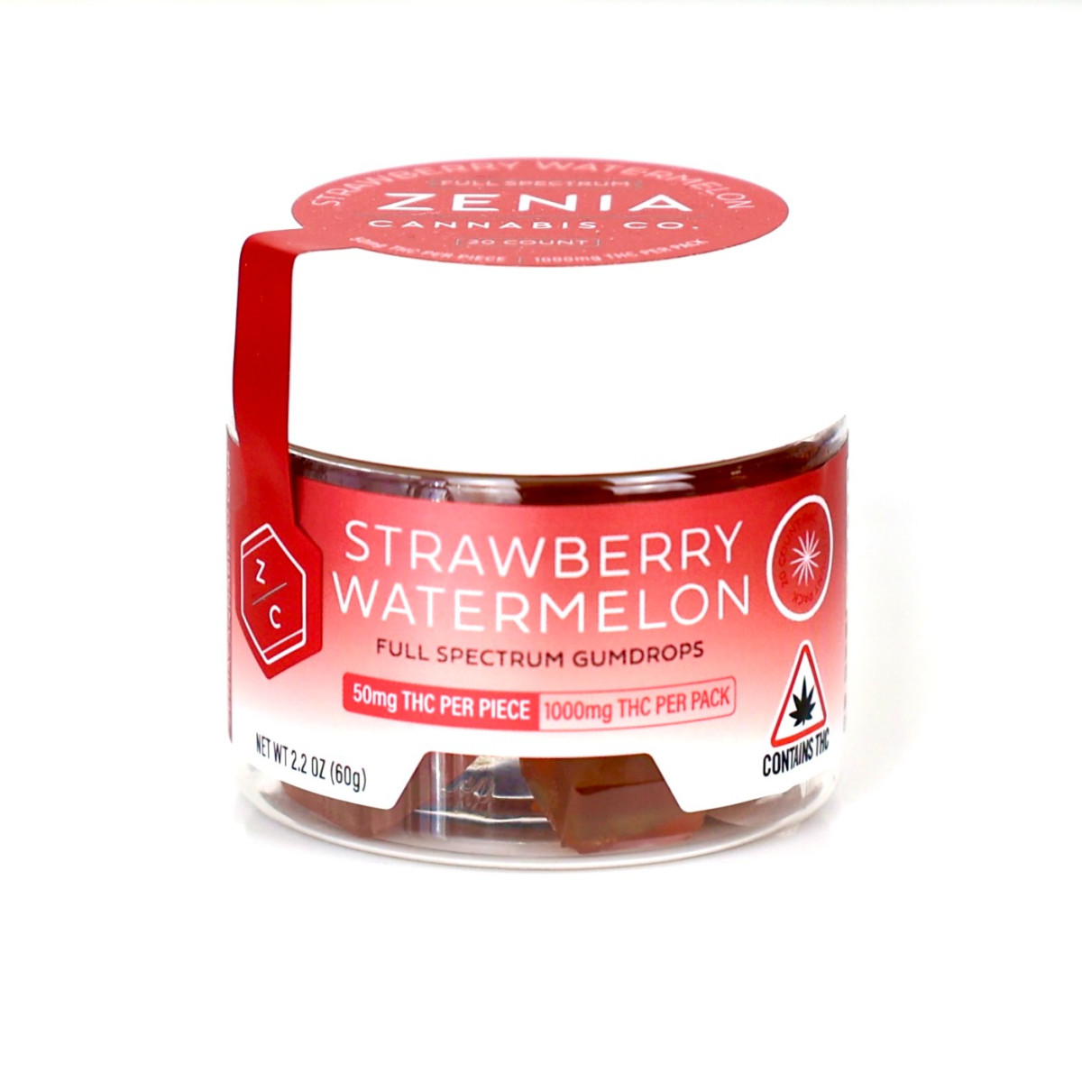 Photograph of product: Zenia | Strawberry Watermelon Full Spectrum Gumdrops