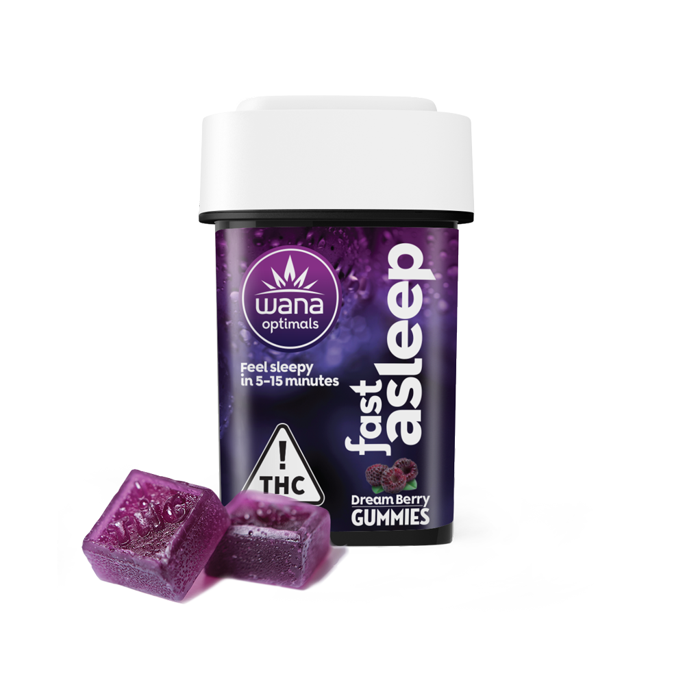 Photograph of product: Wana Dream Berry Gummies 10pk 20mg