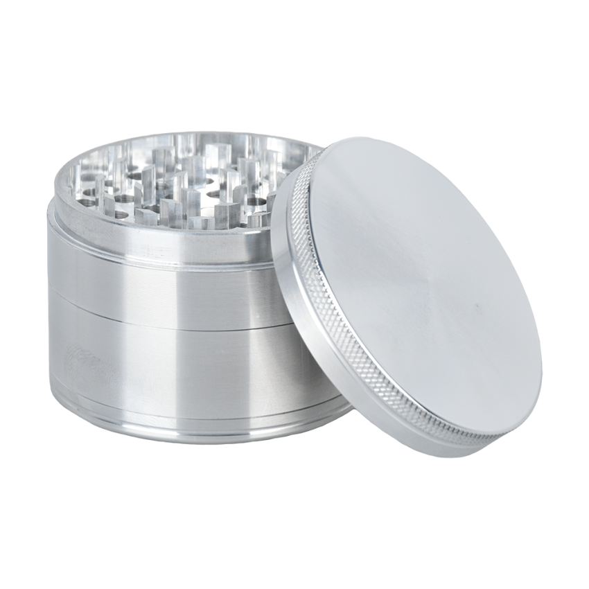 Photograph of product: Grinder - Classic Aluminum Silver 4pc 2.5"