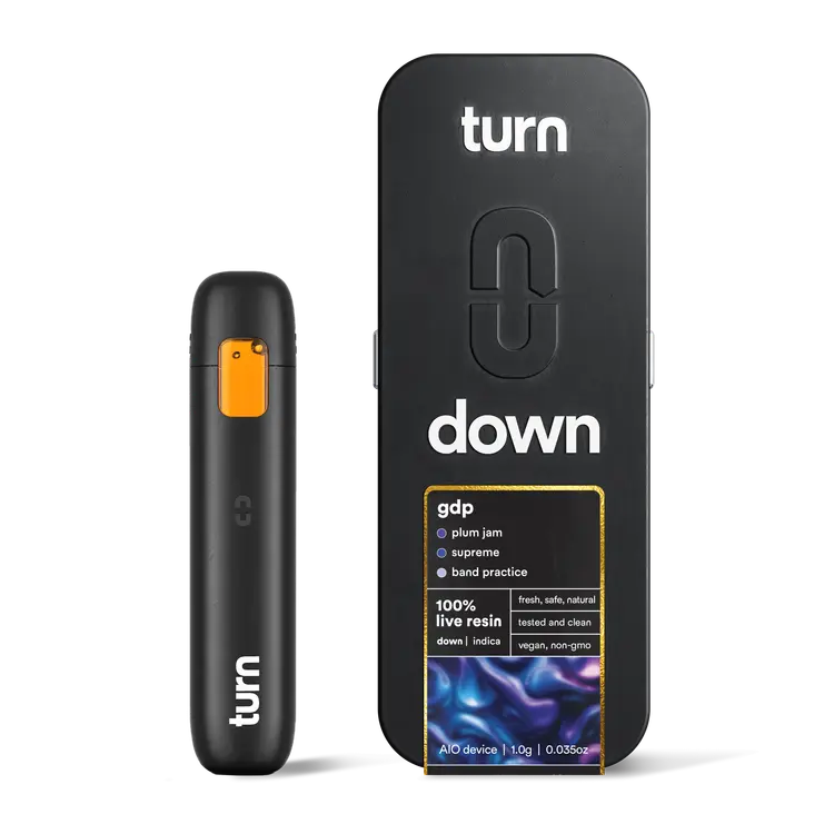 Photograph of product: GDP | Turn Down | Live Resin | Disposable