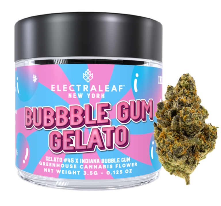 Photograph of product: Electraleaf Flower - Bubble Gum Gelato - 3.5g