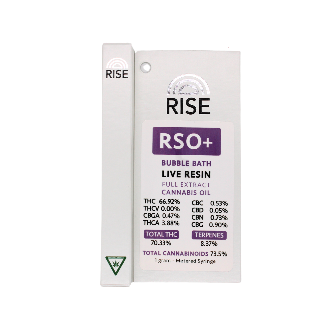 Photograph of product: Rise - 1g RSO - Black Cherry Pie Punch