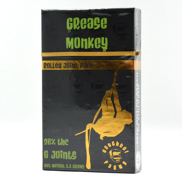 Photograph of product: Doughboi Farms | Grease Monkey | x6 .58g Pre Rolls