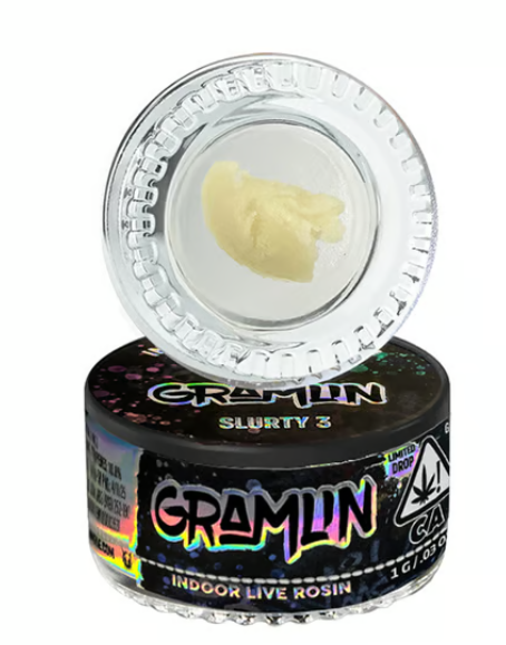 Photograph of product: Gramlin - Concentrate - Slurty 3 Live Rosin - 1G