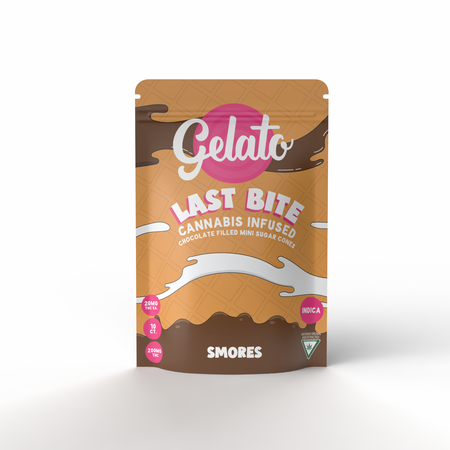 Photograph of product: Gelato | 200mg Last Bite | - S'Mores