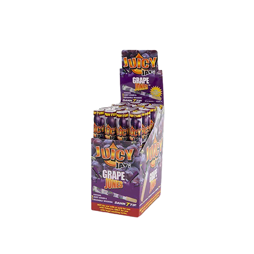 Photograph of product: Juicy Jay's | Grape Jones | Pre-Rolled Cones | 2pk