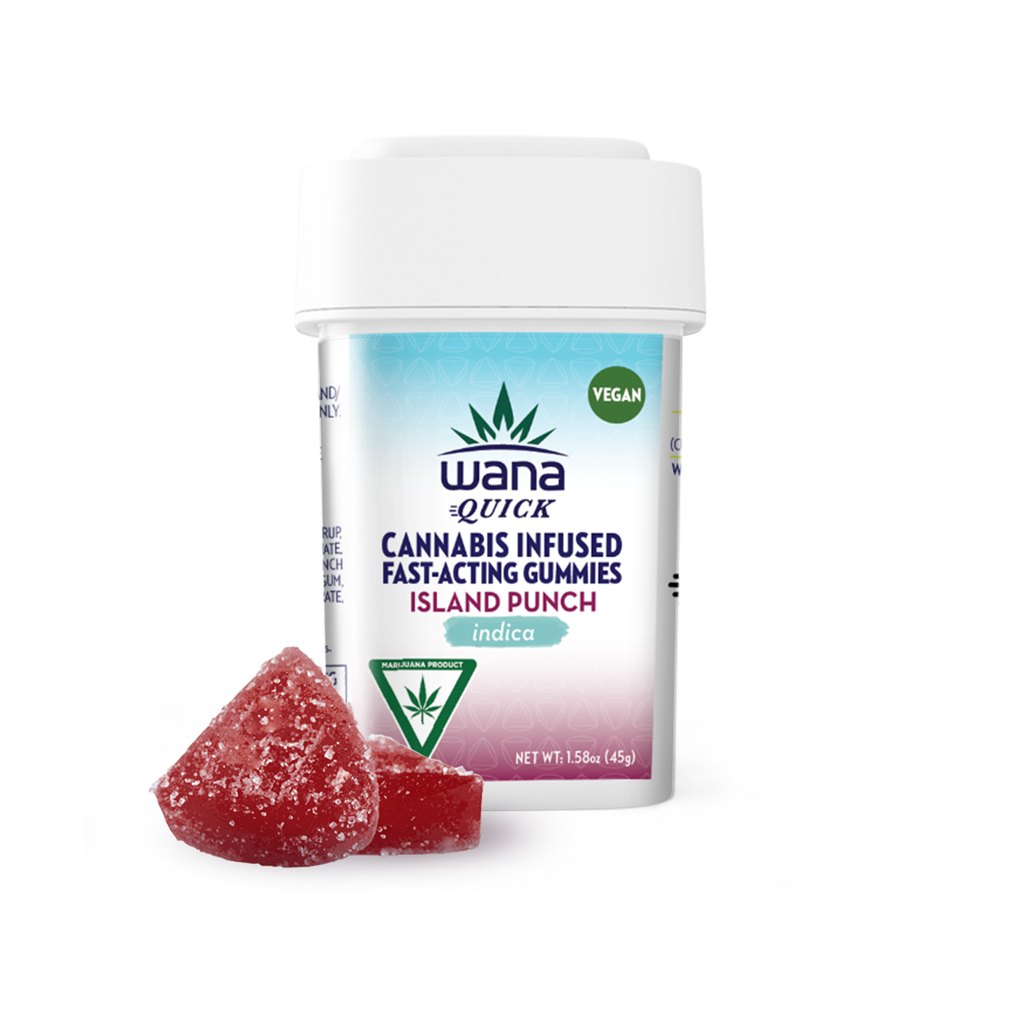Photograph of product: Wana - Island Punch Fast Acting Gummies 200mg