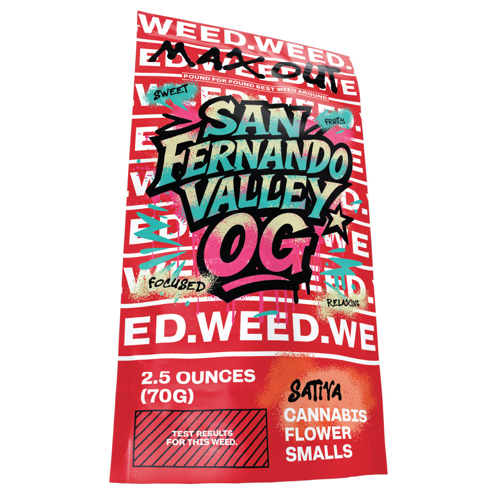 Photograph of product: San Fernando Valley OG | Basic Oui'd. | 2.5oz MAX OUT - 70.0g