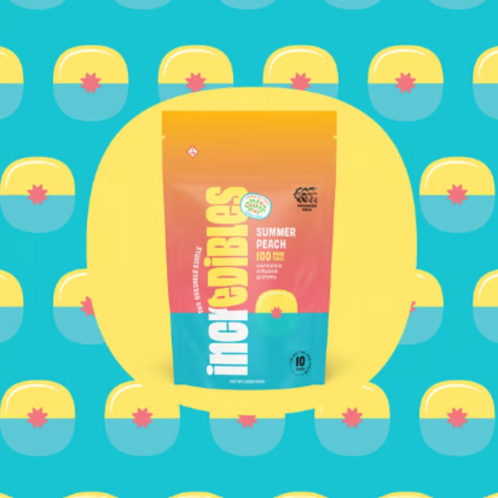 Photograph of product: Incredibles | Summer Peach 10pk | 100mg