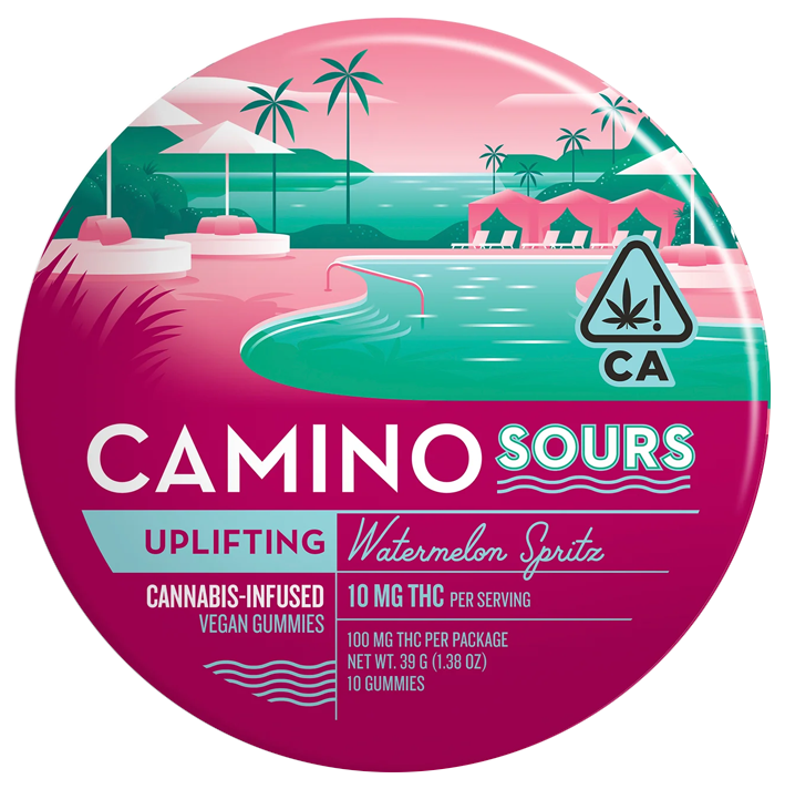 Photograph of product: Watermelon Spritz Uplifting | 39G 10PK Gummies