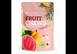 Photograph of product: Ceres Fruit Chews Tropical 1:1:1 CBD CBG Oui'd 300mg