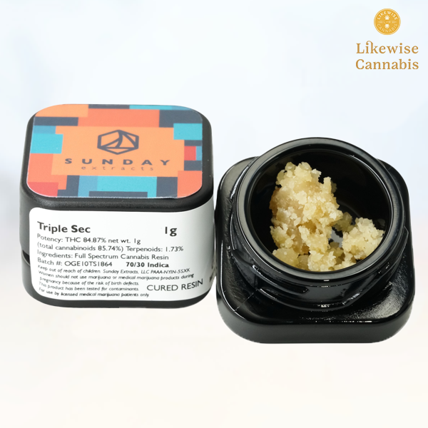 Photograph of product: TRIPLE SEC 1G CURED RESIN