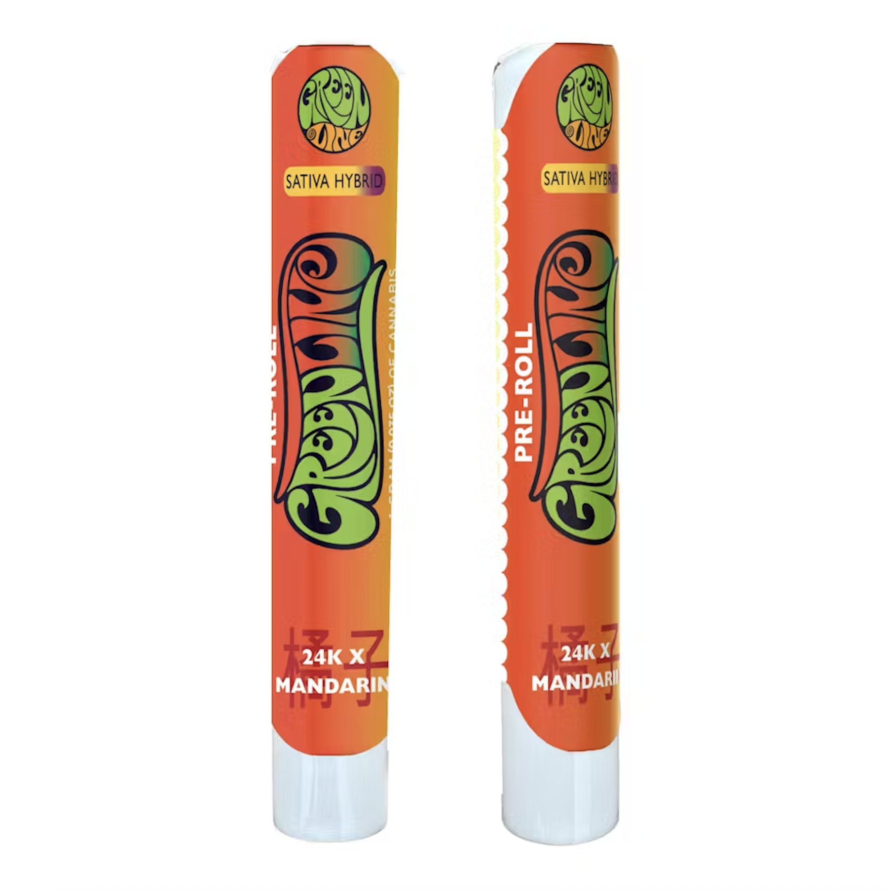 Photograph of Product: 24k x Mandarin (Si) 1g PREROLL - Greenline