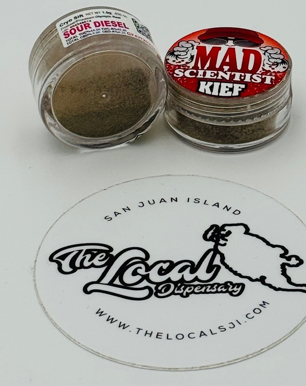 Photograph of product: Sour Diesel Kief