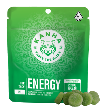 Photograph of product: Energy Citrus Splash | 1 THCV : 1 THC | 10pk | 100mg