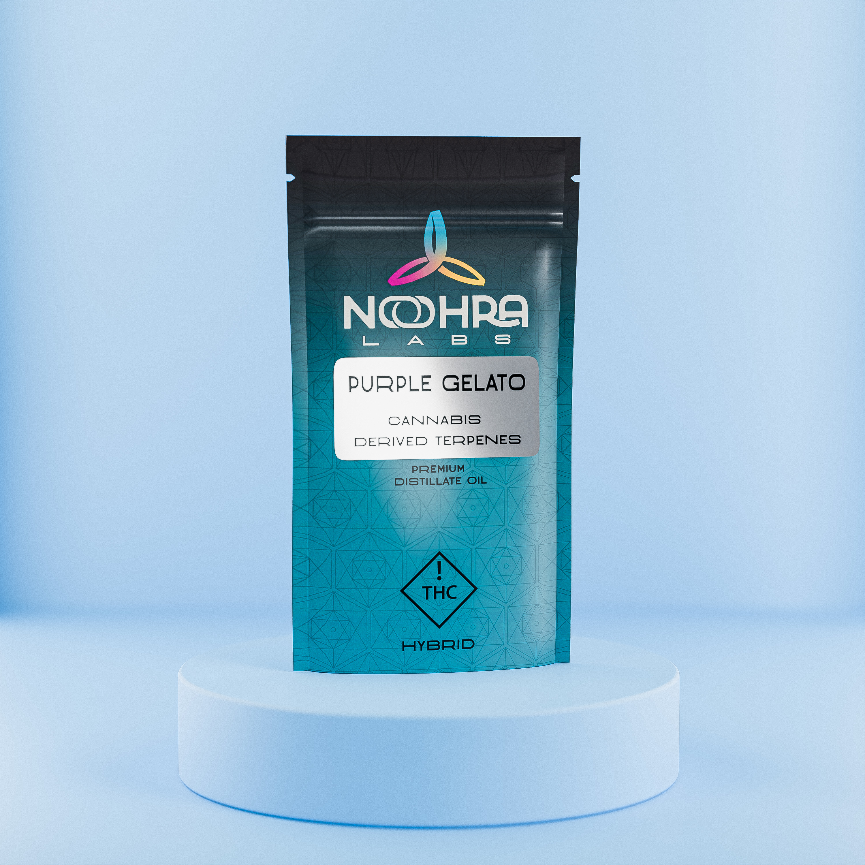 Photograph of product: Noohra Labs | Purple Gelato Distillate Cartridge | .84g