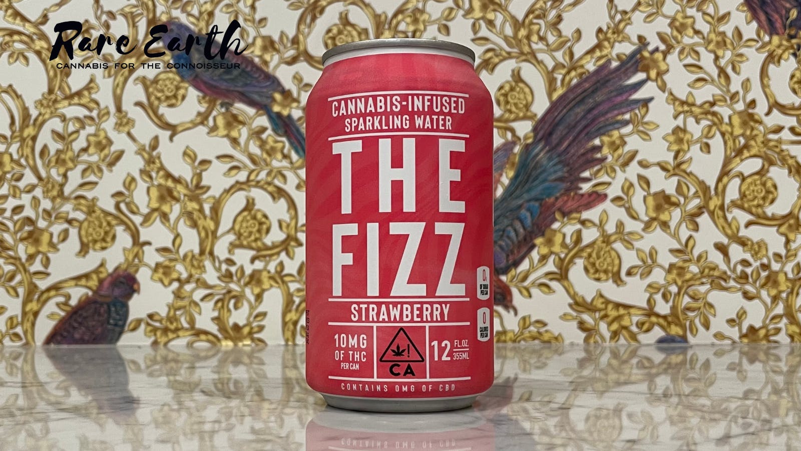 Photograph of product: The Fizz - Strawberry Sparkling Water - 10 MG
