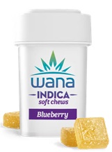 Photograph of product: Wana | Blueberry (I) 10pk/100mg Gummies