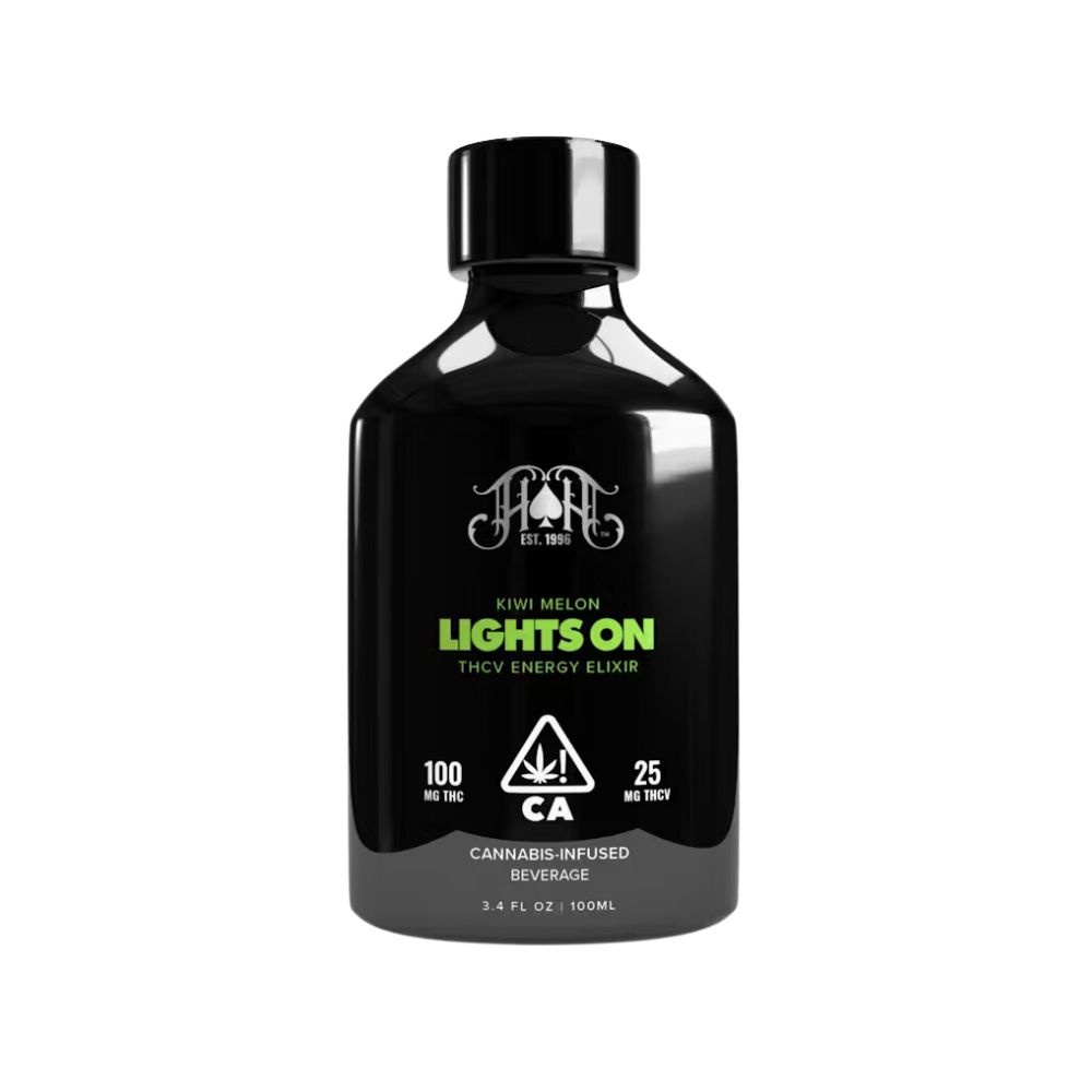 Photograph of product: TH-ouiV LIGHTS ON ELIXIR KIWI MELON 100MG - HEAVY HITTERS