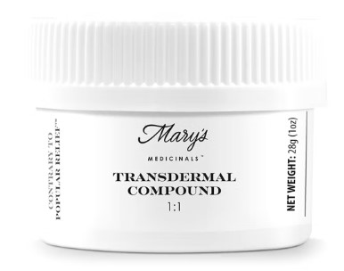 Photograph of product: Mary's Medicinals Formula 1:1:1 300mg TH-oui/CBD/CBG Transdermal Compound Rec