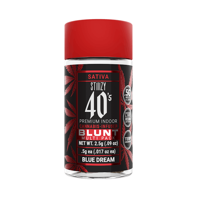 Photograph of product: 40s Blunts | Blue Dream 5pk Infused Blunts