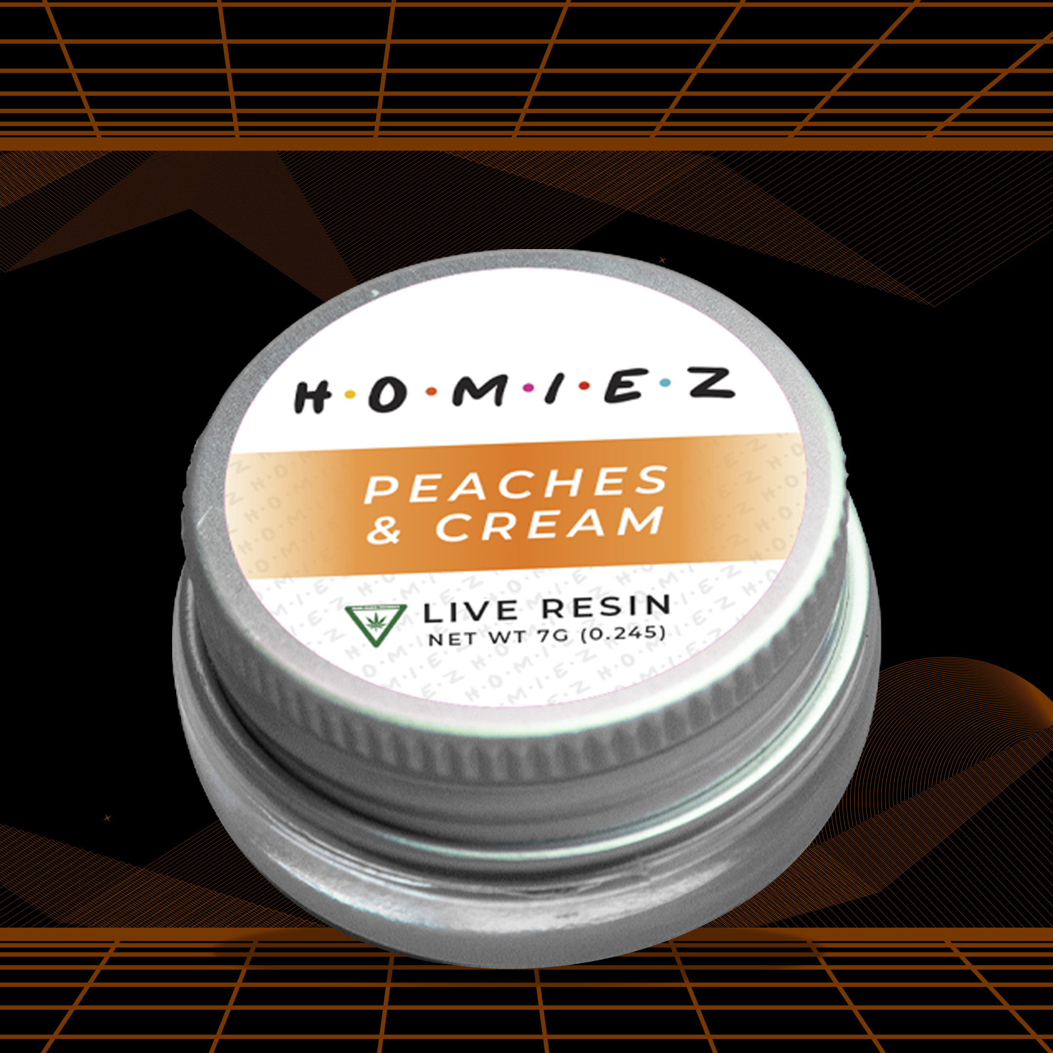 Photograph of product: Homiez - Peaches & Cream 1G Live Resin