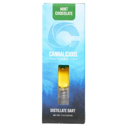 Photograph of product: Cannalicious Mint Chocolate Distillate Dart 1g