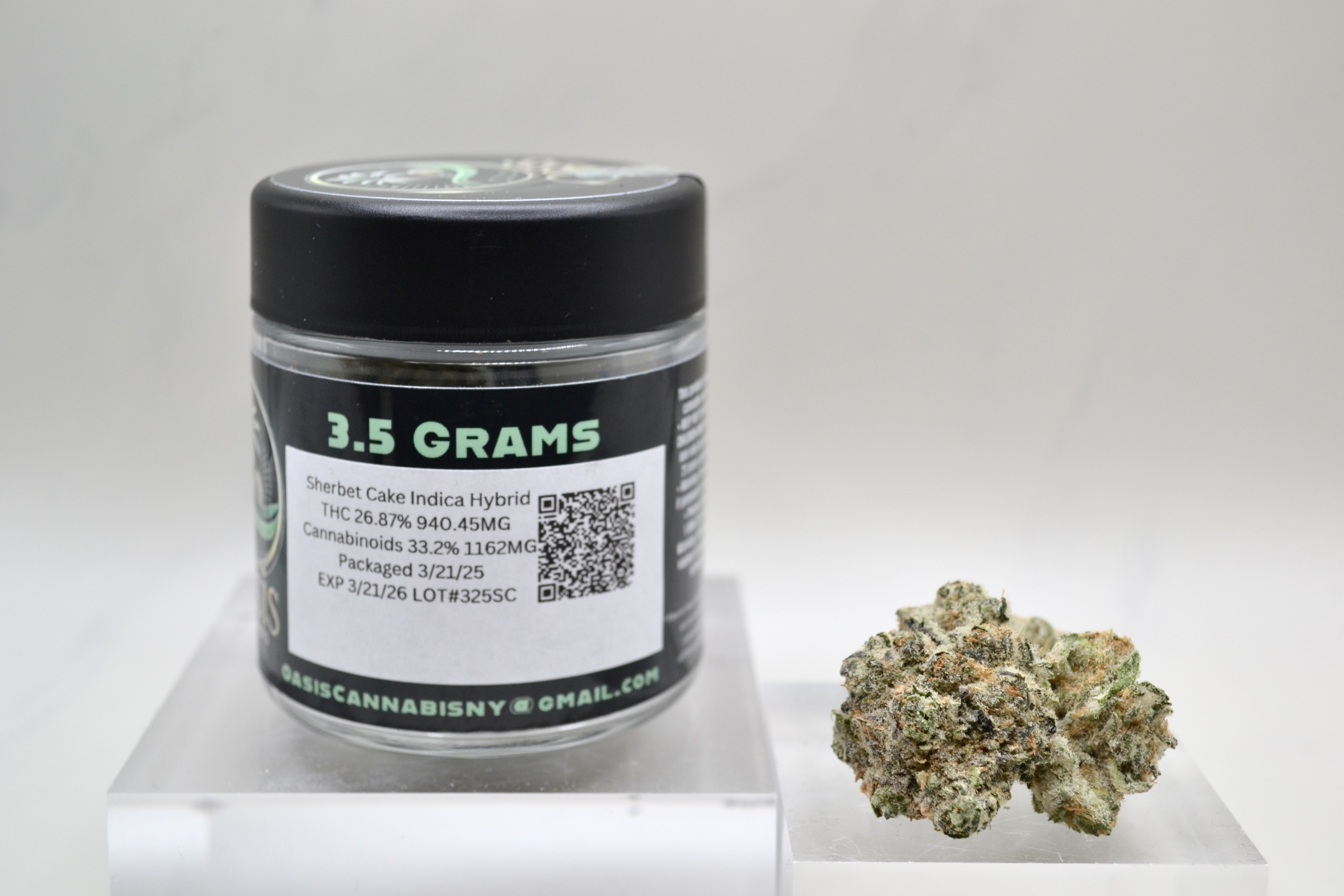 Photograph of product: Oasis Oui'd - Sherb Cake - 3.5g