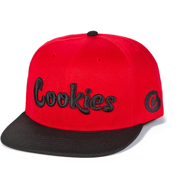 Photograph of product: Original Logo Snapback (Two-Tone) - Red/Black - 