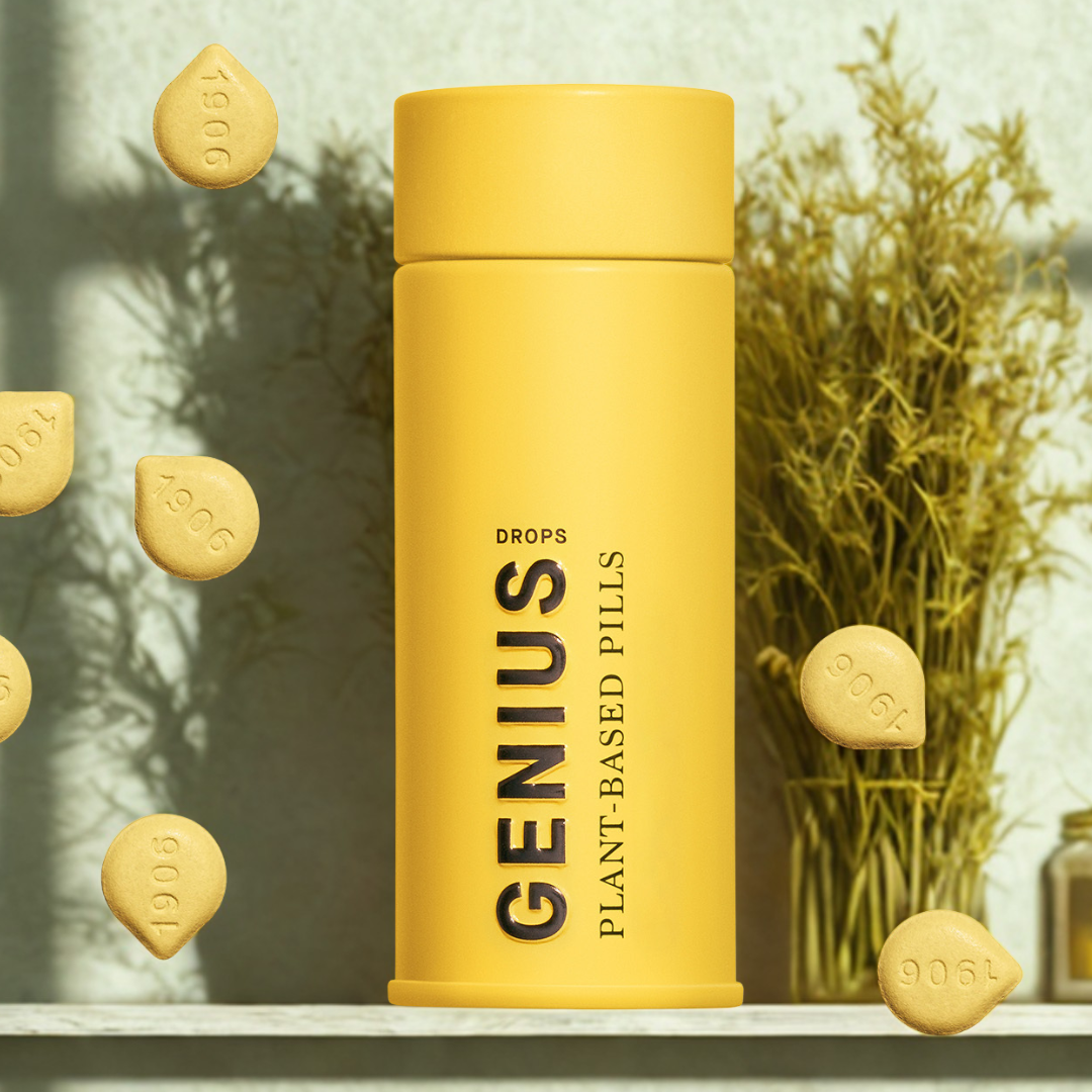 Photograph of product: GENIUS | 1:1 TH-oui : CBD | Fast-Acting | 30pk/15serv