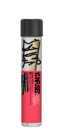 Photograph of product: Crazy TCG Live Resin Infused Pre roll | Oui'd Dominant | Luci