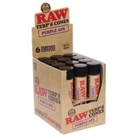 Photograph of product: RAW TERP'd Cones | 1 1/4 | 6pc - PURPLE APE
