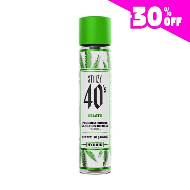 Photograph of product: Gelato - 40's Infused Preroll 1g - 