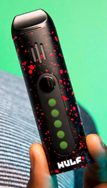 Photograph of product: Flora Portable Dry Herb Vaporizer (Black Red Splatter)