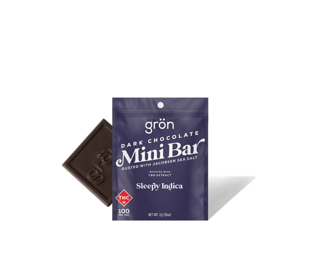 Photograph of product: Dark Chocolate Mini Bar - 1:1 Oui'd - 100mg