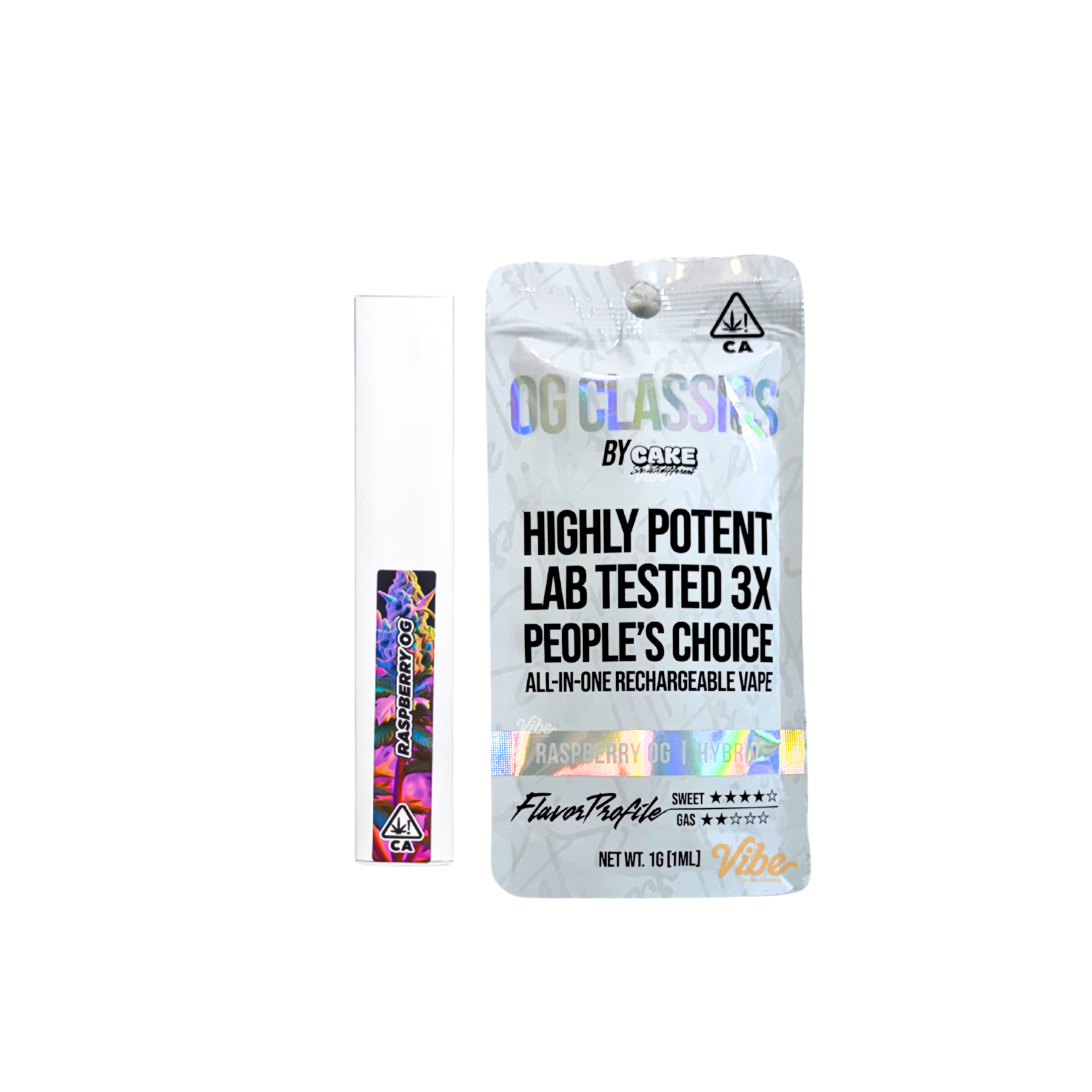 Photograph of product: RASPBERRY OG OG CLASSICS ALL-IN-ONE