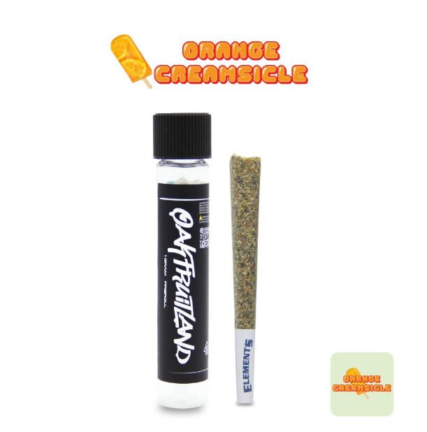 Photograph of product: Orange Creamsicle Pre Roll 1 G