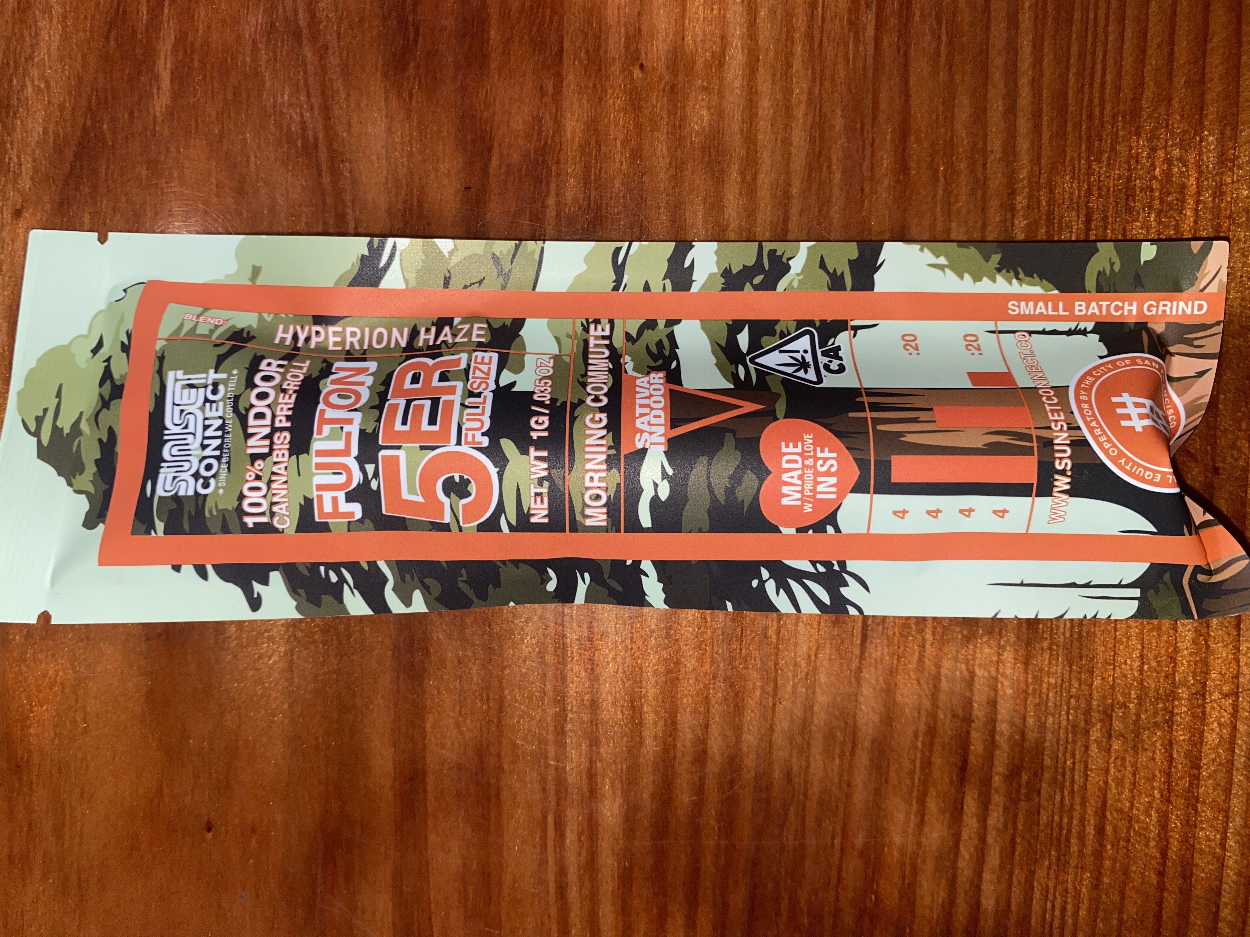 Photograph of product: Hyperion Haze 1g Pre-Roll