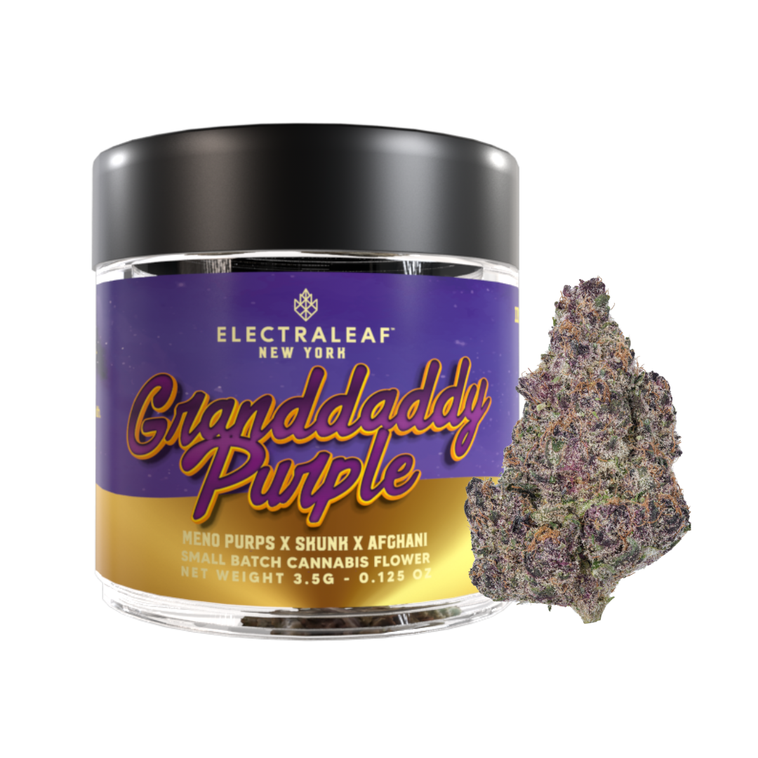 Photograph of product: Electraleaf - Grandaddy Purple - 3.5g