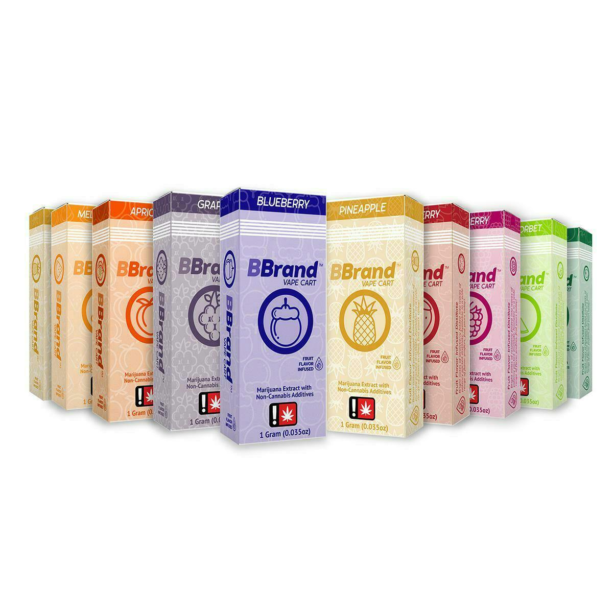 Photograph of product: BBrand Apricot 1g Vape Cart