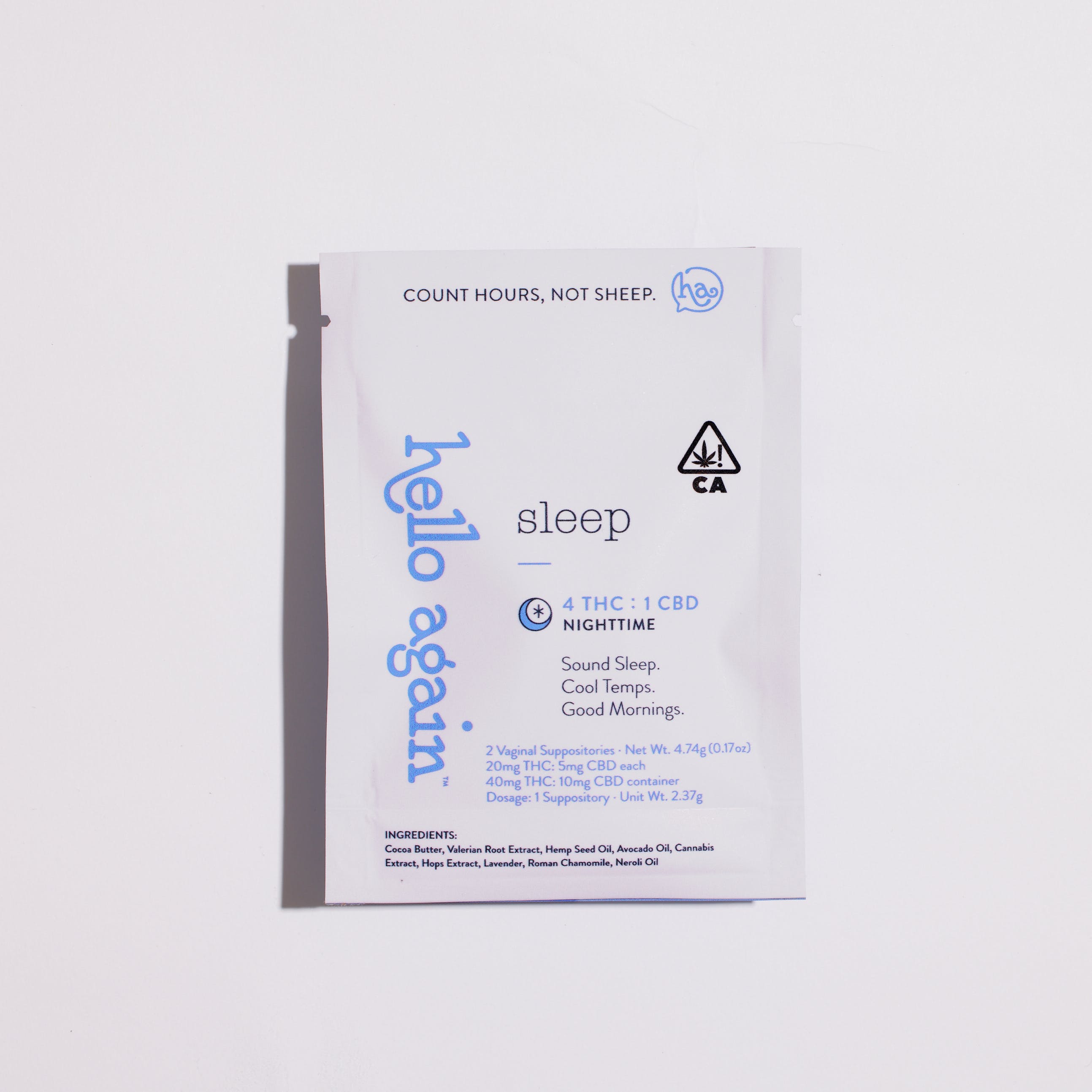Photograph of product: Hello Again- 4 TH-oui: 1 CBD Sleep 8pk Capsules