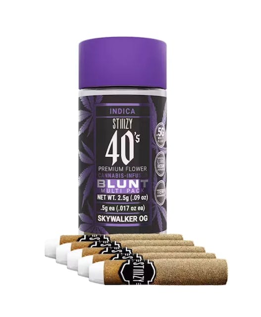 Photograph of product: 2.5G Mini Blunts Infused Skywalker OG 40's (5pk) - Skywalker OG