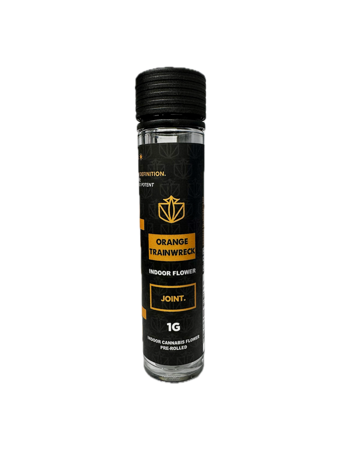 Photograph of product: Dank Orange Trainwreck 1g Pre-Roll
