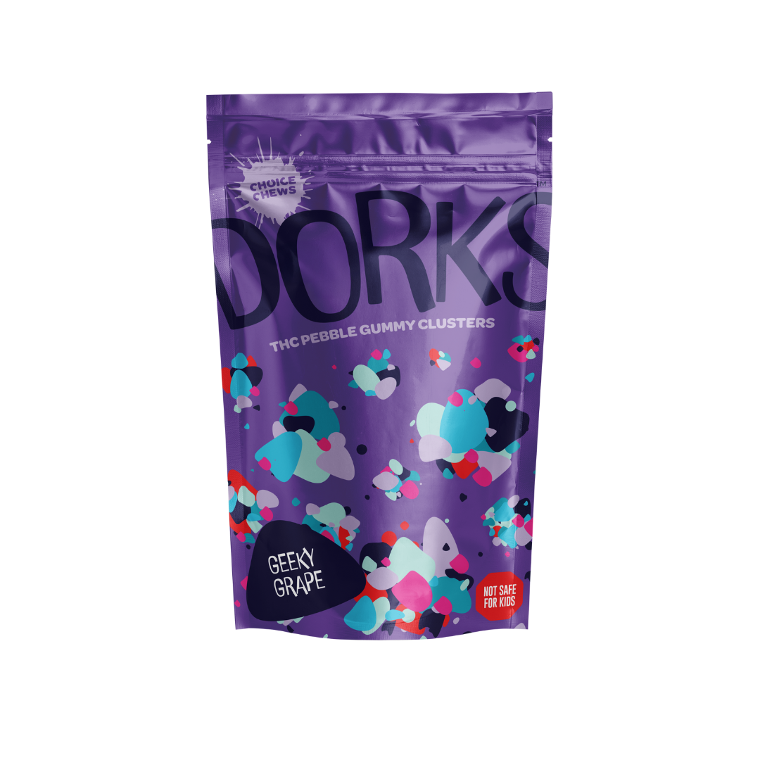 Photograph of product: Choice - Dorks - Geeky Grape (200mg)