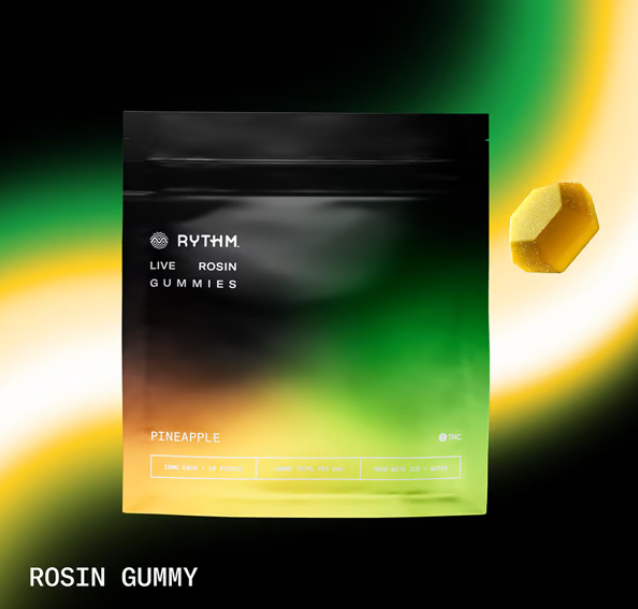 Photograph of product: Rythm | Pineapple - 10pk Live Rosin | Edible | 100mg